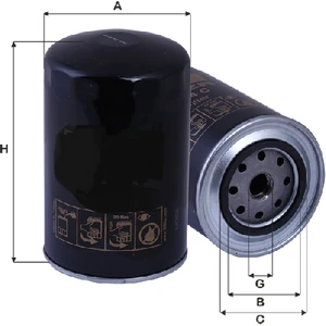 Şampi̇yon Fiat Traktör Yağ Filtresi-4625547-W8005-Oc308-H210W02-Zp514