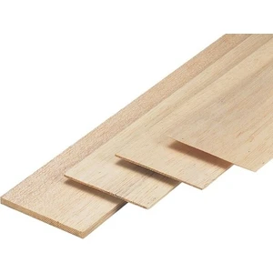 Maket Balsa Levha 100cm 2,0mm 3'lü