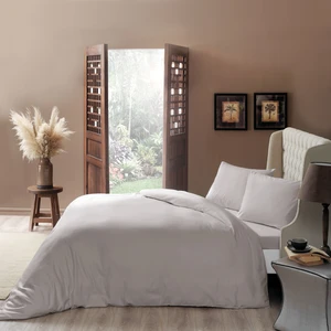 Everyday Saten Nevresim Takımı Çift Kişilik Vizon