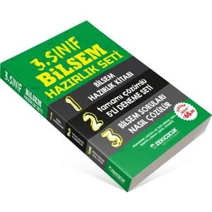 Zeki Çocuk Eğitici Kitaplar Bilsem 3. Sınıf Hazırlık Seti (2020)