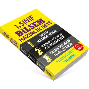 Zeki Çocuk Eğitici Kitaplar Bilsem 1. Sınıf Hazırlık Seti (2020)