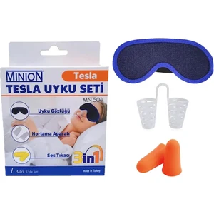 Tesla Uyku Seti Uyku Gözlüğü Aparatı Ses Tık