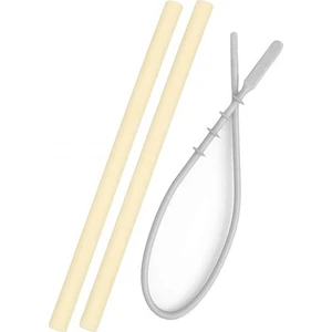 Silikon Pipet 2'li - Mellow Yellow & Tem.Fırç. Mellow Yellow
