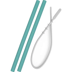 Silikon Pipet 2'li - Aqua Green & Tem.Fırç. Aqua Green