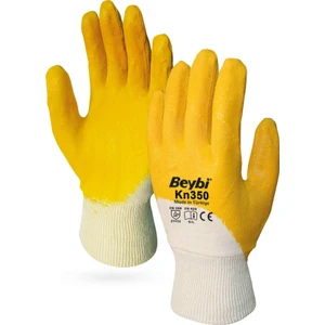 KN350 Sarı Nitril İş Eldiveni