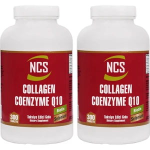 Hidrolize Collagen Coenzyme Q10 Biotin Zinc Selenium 300 Tablet x 2 Adet