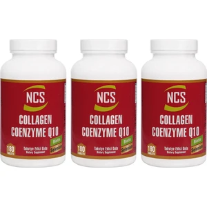 Hidrolize Collagen Coenzyme Q10 Biotin Zinc Selenium 180 Tablet x 3 Adet