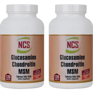 Glucosamine Chondroitin Msm Type Iı Collagen Turmeric 120 Tablet x 2 Adet