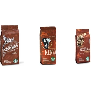 Guatemala - Kenya - Colombia 3lü Filtre Kahve Paketi 250X3 750GR Kahve Makinası Için Çekilmiş Çok Al Az Öde
