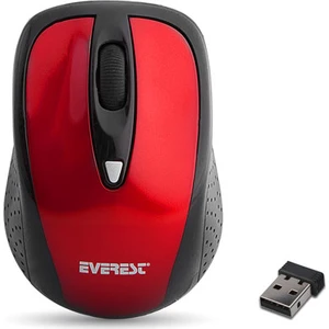 SM-901 2.4Ghz Optik Kablosuz Kırmızı Mouse