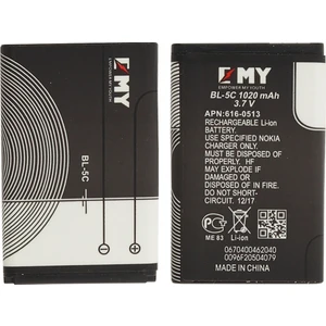 EMY Nokia 1100 Uyumlu BL-5C AA Kalite 1020 mAh Batarya