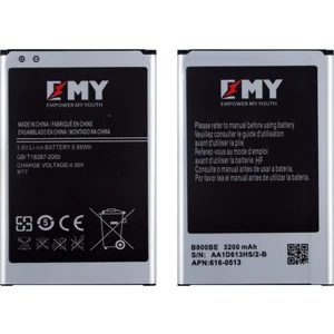 EMY Samsung Galaxy N9000 Note 3 İçin NT-00707 AA Kalite 3200 mAh Batarya