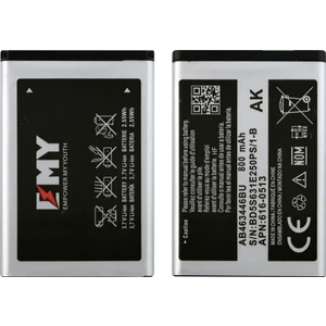 EMY Samsung SGH- E250 İçin E250 800 mAh Batarya