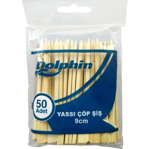 Yassı Kokteyl Bambu 9cm 50li