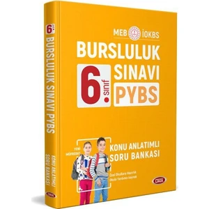Data Yayınları 6. Sınıf Bursluluk Sınavı Konu Anlatımlı Soru Bankası PYBS İokbs
