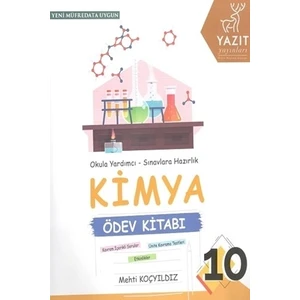 Yazıt Yayınları 10. Sınıf Kimya Ödev Kitabı