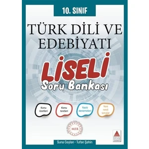 Delta Kültür Yayınevi 10. Sınıf Türk Dili ve Edebiyatı Liseli Soru Bankası