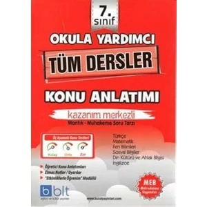 Bulut Eğitim ve Kültür Yayınları 7. Sınıf Okula Yardımcı Tüm Dersler Konu Anlatımı