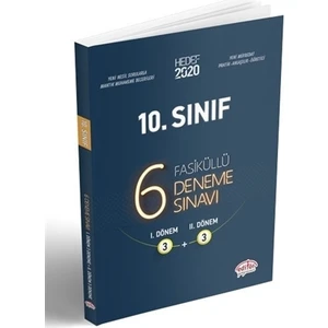 Editör Yayınları 10. Sınıf 6 Fasiküllü Deneme Sınavı 2023