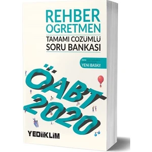 Yediiklim Yayınları 2020 KPSS ÖABT Rehber Öğretmen Tamamı Çözümlü Soru Bankası