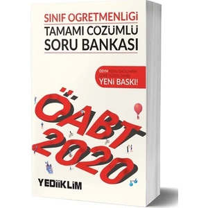 Yediiklim Yayınları 2020 KPSS ÖABT Sınıf Öğretmenliği Tamamı Çözümlü Soru Bankası