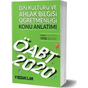 Yediiklim Yayınları 2020 KPSS ÖABT Din Kültürü ve Ahlak Bilgisi Öğretmenliği Konu Anlatımı