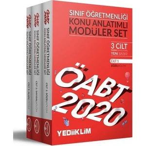 Yediiklim Yayınları 2020 KPSS ÖABT Sınıf Öğretmenliği Konu Anlatımlı Modüler Set