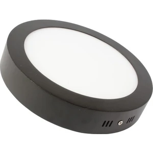 Sıva Üstü Slim LED Downlight Siyah Gövde 16 W Yuvarlak