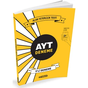 Hız Yayınları AYT Genel 5'li Deneme