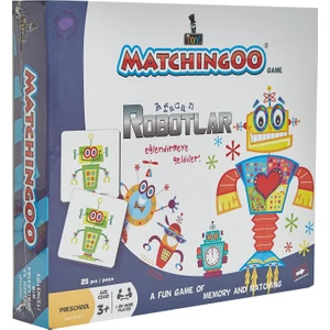 Mr. Toy Matchıngoo Eşleme Ve Hafıza Oyunu ( Robotlar )
