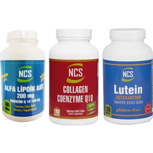 3'lü Set Collagen Co-Enzyme Q10 + Alpha Lipoic Acid + Lutein