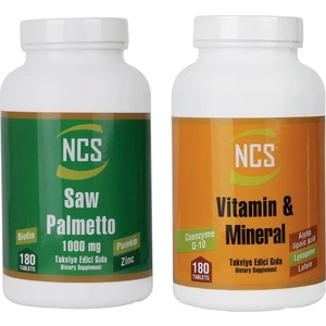 2'li Set Vitamin Mineral + Saw Palmetto