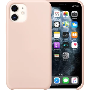Buff iPhone 11 Rubber Fit Kılıf Pink Sand