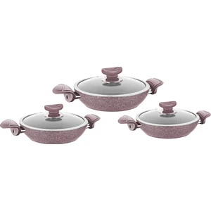 Granit 6 Parça Sahan Set Pembe