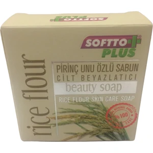 Softto Plus Pirinç Unu Özlü Cilt  Sabun