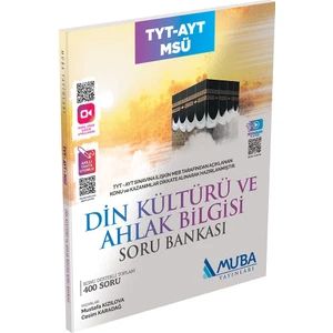 Muba Yayınları TYT - AYT-Msü Din Kültürü ve Ahlak Bilgisi Soru Bankası