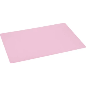 Açık Pembe Düz Silikon Hamur Açma Matı 42 cm