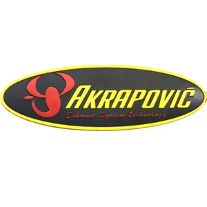 Akrapovic Oval Alüminyum Sticker Yapıştırma