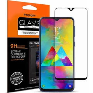 Samsung Galaxy M20 Cam Ekran Koruyucu Tam Kaplayan GLAS.tR Slim Full Cover Black - 610GL26044