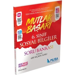 Muba Yayınları Mutlak Başarı 6. Sınıf Sosyal Bilgiler Soru Bankası