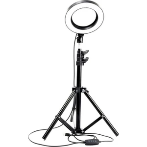 Youtuber Led Tripod Video Selfie Stüdyo Makyaj Işığı 10" Halka Işık