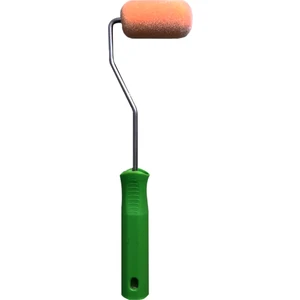Sünger Üstü Kadife Rulo Fırça Metal Saplı 7 cm.