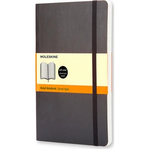 Yumuşak Kapak Cep Boy Çizgili Defter Siyah 9 x 14 cm