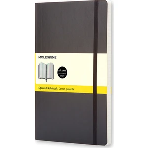 Defter Yumuşak Kapak Cep Boy Kareli Siyah Qp612