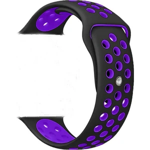 Apple Watch Premium 42-44 mm 2-3-4-5 Uyumlu Spor Delikli Silikon Kordon