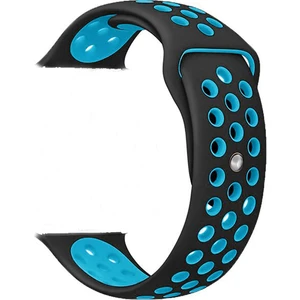 Apple Watch Premium 38-40 mm 2-3-4-5 Uyumlu Spor Delikli Silikon Kordon