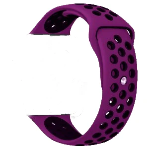 Apple Watch Premium 38-40 mm 2-3-4-5 Uyumlu Spor Delikli Silikon Kordon