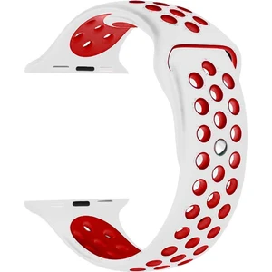 Apple Watch Premium 38-40 mm 2-3-4-5 Uyumlu Spor Delikli Silikon Kordon