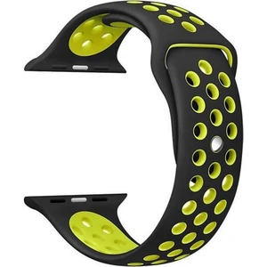 Apple Watch Premium 42-44 mm 2-3-4-5 Uyumlu Spor Delikli Silikon Kordon
