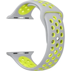 Apple Watch Premium 42-44 mm 2-3-4-5 Uyumlu Spor Delikli Silikon Kordon